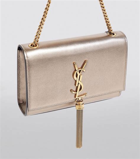 ysl kate tassel bag silver|KATE TASSEL SMALL IN METALLIC LEATHER .